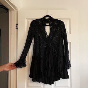 Free People Lace Blouse